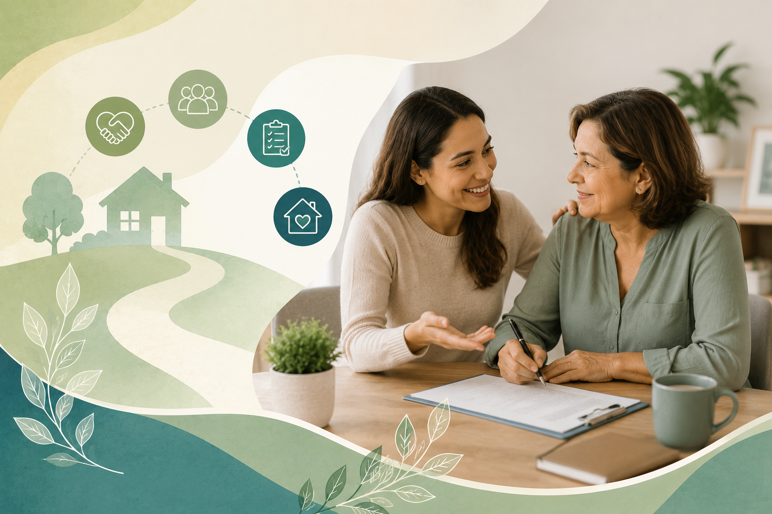 Personas mayores compartiendo una actividad