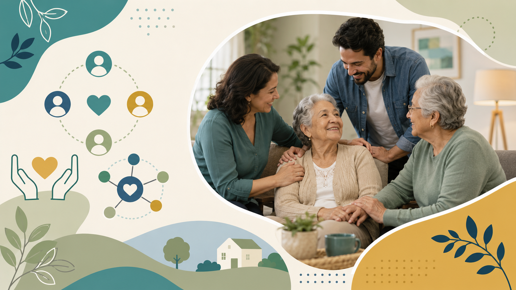 Personas mayores compartiendo una actividad